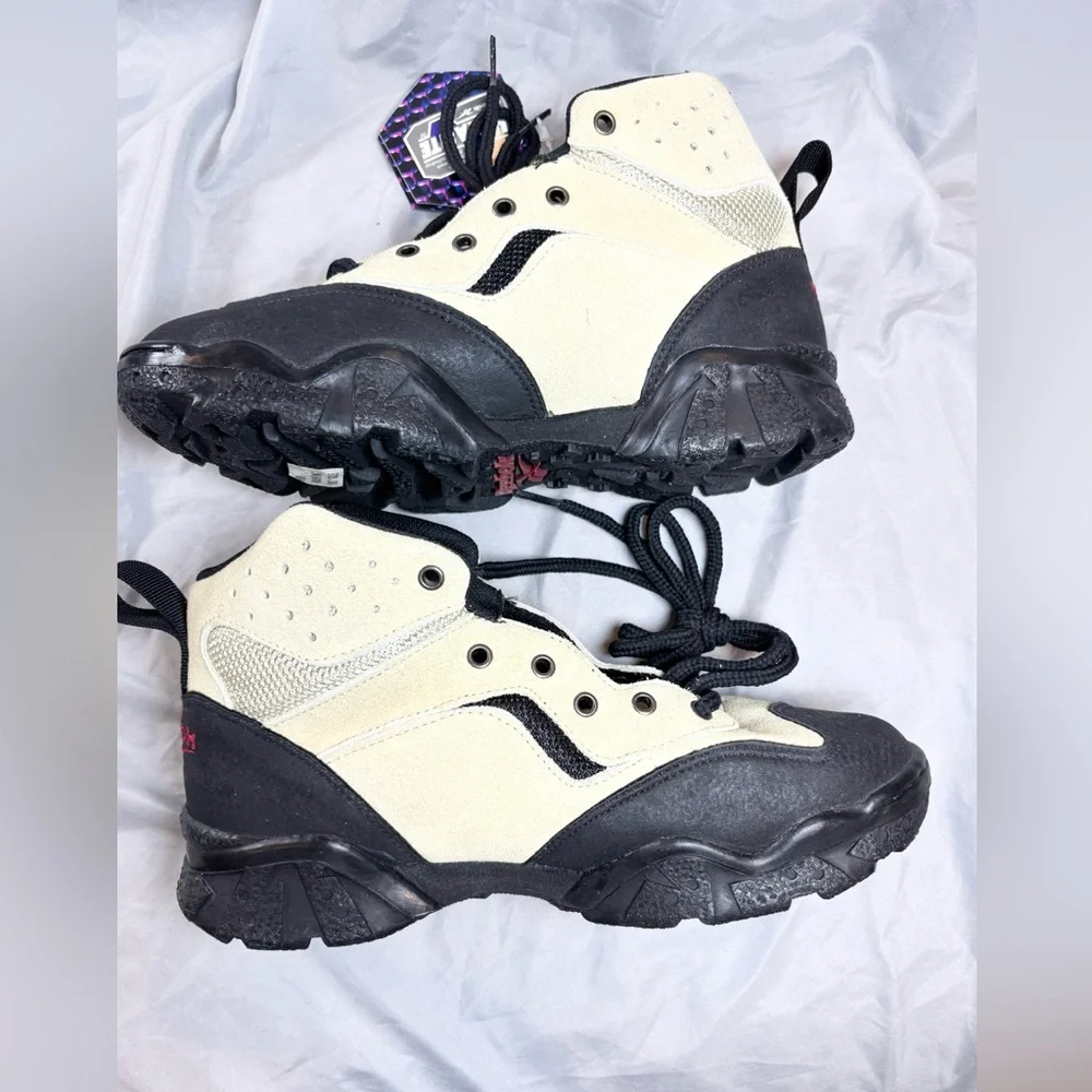 Vintage 90s‎ Reebok Hexalite hiking Boots Men’s Size 8 Beige Tan